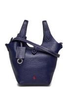 Polo Ralph Lauren Polo Play Leather Small Tote & Crossbody Marinblå