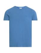 Calvin Klein Stretch Slim Fit T-Shirt Blå