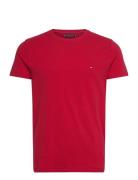 Tommy Hilfiger Stretch Slim Fit Tee Röd