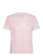 New Balance Sport Essentials Jersey Logo T-Shirt Rosa