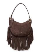 Ba&sh Bag T Fringes Suede Swing Brun