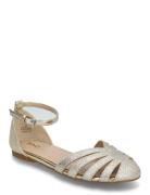 Mango Strips Sandals Guld