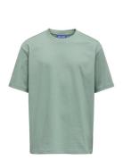 ONLY & SONS Osjfred Life Rlx Ss Tee Jrs Noos Grön