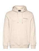 Lyle & Scott Loopback Embroidered Hoodie Kräm