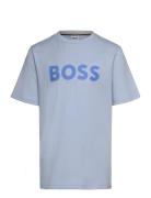 BOSS Short Sleeves Tee-Shirt Blå