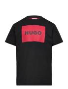 Hugo Kids Short Sleeves Tee-Shirt Svart