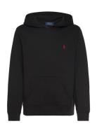 Ralph Lauren Kids Seasonal Fleece-Ls Po Hood-Tp-Knt Svart