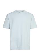 Lindbergh O-Neck Tee Over S/S Blå