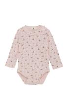 En Fant Body Ls Pointelle Rosa