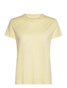 Casall Soft Texture Tee Gul