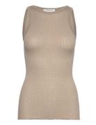 Rosemunde Rwbelize Silk Sl Boxer Top Khaki Green