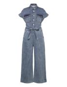 Lollys Laundry Mathildell Jumpsuit Ss Blå