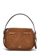 Polo Ralph Lauren Polo Id Suede Small Satchel Brun