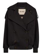 MOS MOSH Mmzabi Trench Bomber Jacket Svart