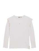 Daily 7 T-Shirt Ls Fancy Rib Vit