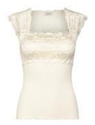 Rosemunde Rwbalta Ss Lace Top Vit