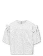 Kids Only Kogdaisy S/S Emb Anglaise Shirt Wvn Vit