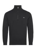 GANT Classic Cotton Half Zip Svart