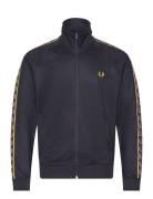 Fred Perry Contrast Tape Trk Jkt Marinblå