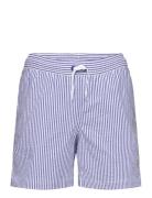 Ralph Lauren Kids Traveler Stretch Seersucker Swim Trunk Blå