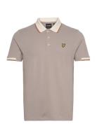 Lyle & Scott Half Tipped Polo Shirt Grå