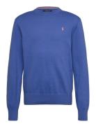 Ralph Lauren Kids Cotton Crewneck Sweater Blå