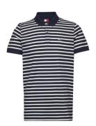 Tommy Jeans Tjm Slim Placket Polo Ext Marinblå