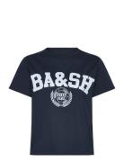 Ba&sh Tshirt Ioni Marinblå