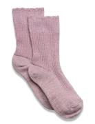 Mp Denmark Celosia Glitter Socks Rosa