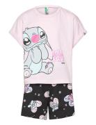 United Colors Of Benetton Pyjama(T-Shirt+Short Rosa