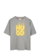 Hugo Kids Short Sleeves Tee-Shirt Grå