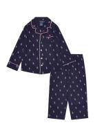 Ralph Lauren Kids S6-Sleepwear Pant Set Marinblå