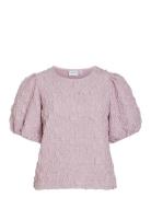 Vila Visophia O-Neck 2/4 Top/Dc Rosa