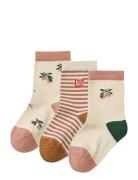 Liewood Silas Socks 3-Pack Beige