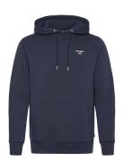 Sebago Noah Logo Hoodie Marinblå