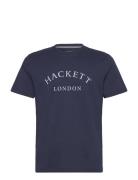 Hackett London Heritage Ess Tee Marinblå