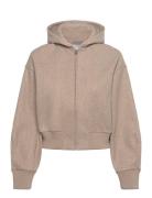 Mango Over D Hooded Jacket Brun