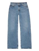 Nudie Jeans Wide Heidi Worn Treasure Blå