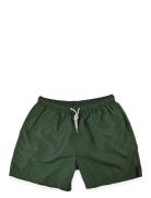 Portia 1924 Solid Swim Shorts Khaki Green