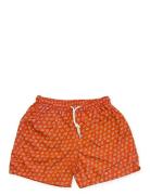 Portia 1924 Retro Swim Shorts Orange