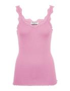 Rosemunde Organic Top W/ Lace Rosa