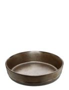 Aida Raw Metallic Brown - Suppe Tallerken 1 Stk D19,4 X H4,5 Cm Brun