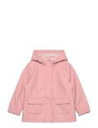Mango Quilted Hooded Parka Rosa
