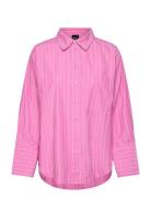 Gina Tricot Poplin Shirt Rosa