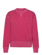 GANT Sunfaded C-Neck Sweat Rosa