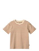 Wheat T-Shirt S/S Fabian Brun