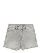 Indian Blue Jeans Denim Shorts Wide Grey Grå