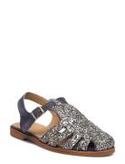 ANGULUS Sandals - Flat - Closed Toe - Op Marinblå