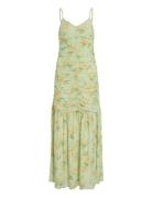 Vila Viuma Mesh Strap Maxi Dress/Dc/Ka Grön