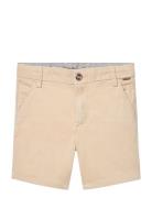 Boboli Satin Bermuda Shorts Beige